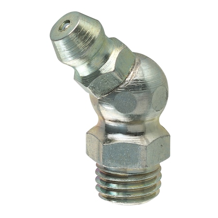 Ags Steel 45 Degree Grease Elbow, 24.1mm Length, Male (8x1.0mm), 1/bag GF-20B